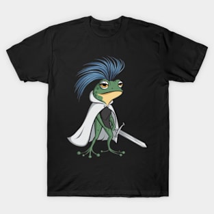 A stylized frog with an eye-catching hairstyle(2) T-Shirt